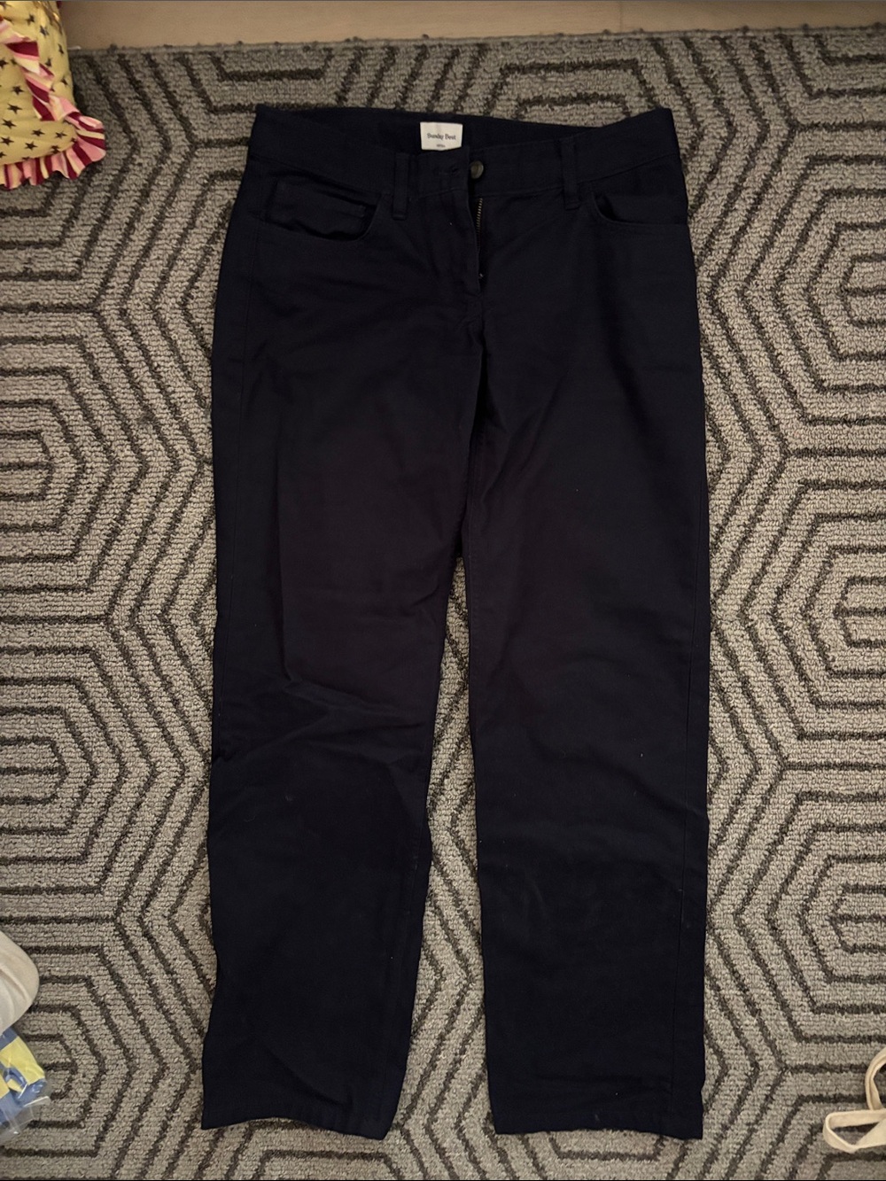 AritziaDark Navy Straight-Leg Women's Pants